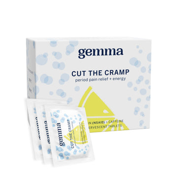 Gemma Cut The Cramp - Fast Menstrual Cramp & Period Pain Relief - Multi-Symptom Formula Treats Menstrual Cramps, Fatigue, Bloating, Headache in 15 Minutes Gemma Au supplements