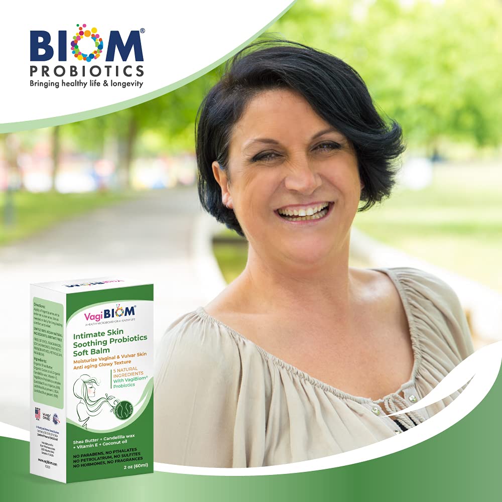 Intimate Skin Soothing Probiotics Soft Balm SheaButter with VagiBiom Lactobacillus crispatus Biom Probiotics Au supplements