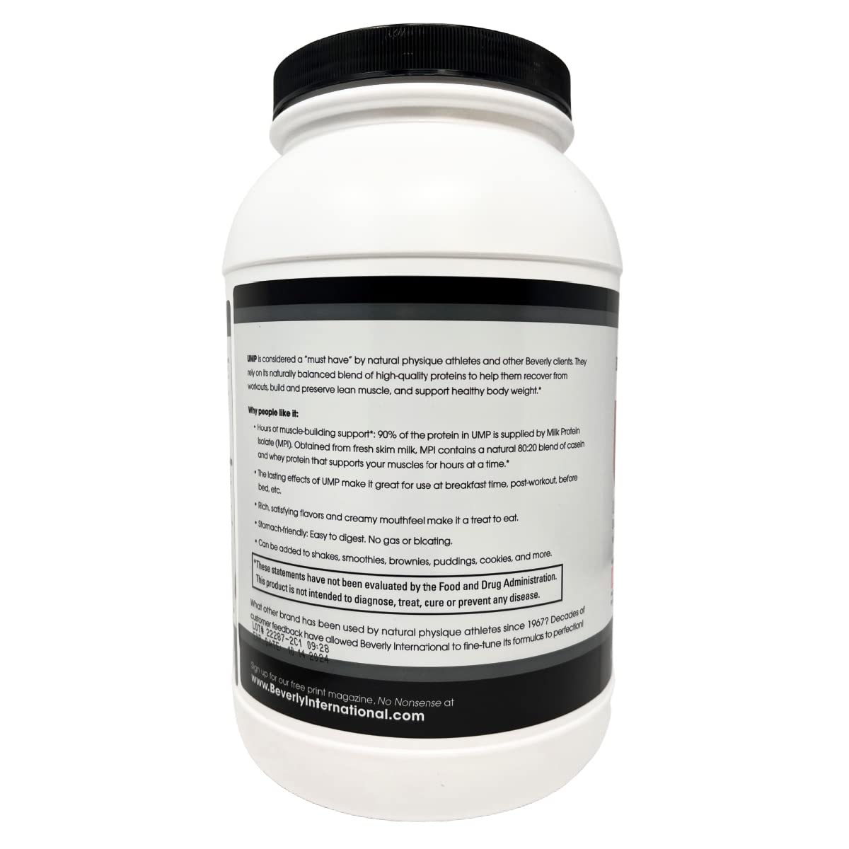Beverly International UMP Protein Powder, Strawberry. Unique Whey-Casein Ratio Beverly International Au supplements