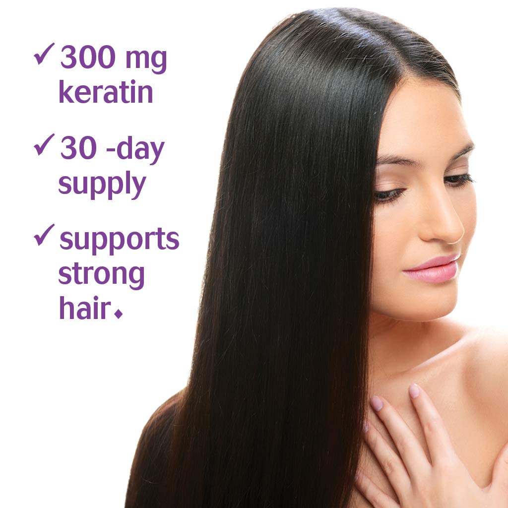 Bluebonnet Nutrition Beautiful Ally Keratin Care, Beauty Nutrient, Best for Hair, Strengthen and Revitalize Hair*, Non GMO, Gluten Free, Soy Free, Milk Free, 30 Vegetable Capsules, 30 Servings BlueBonnet Au supplements