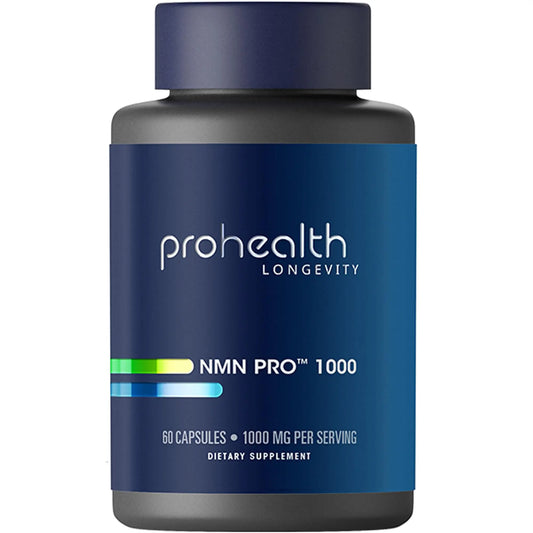 ProHealth NMN Pro 1000 (60 Capsules) Clinically Studied Uthever® NMN. NAD+ Precursor for Cellular Energy, Mitochondrial Support & Healthy Aging. ProHealthAU supplements