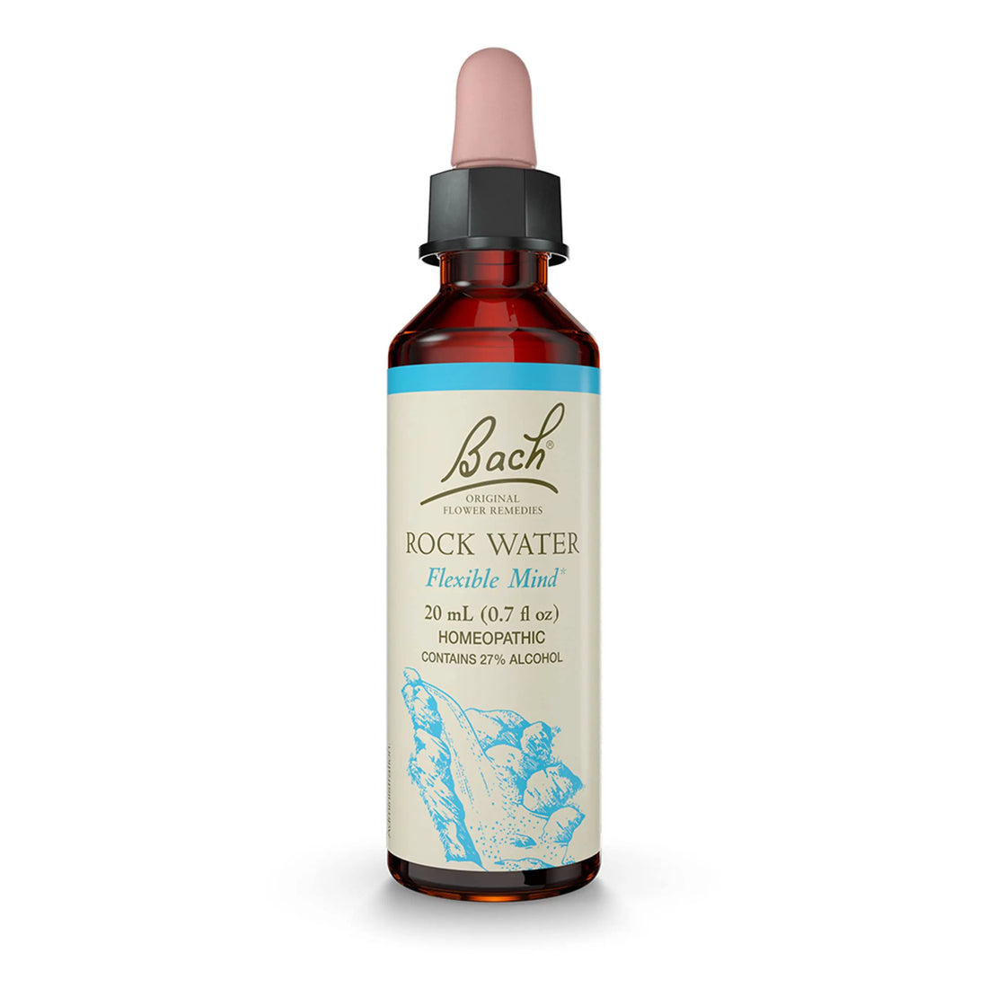 Bach Original Flower Remedies, Rock Water for Flexibility, Natural Homeopathic Flower Essence Bach uk supplements