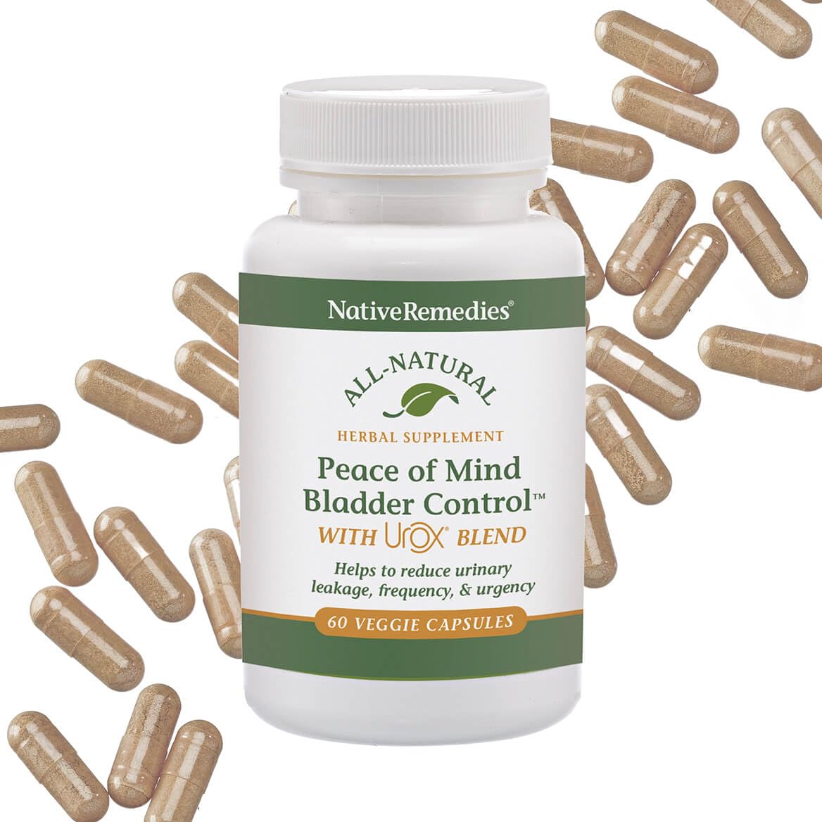 Native Remedies Bladder Control Supplements - Peace of Mind with Urox - Bladder Support for Women & Men, for Overactive Bladders Health - Reduce Nighttime Urination - Non-GMO Vegan Capsules (60 Count) Native Remedies Au supplements