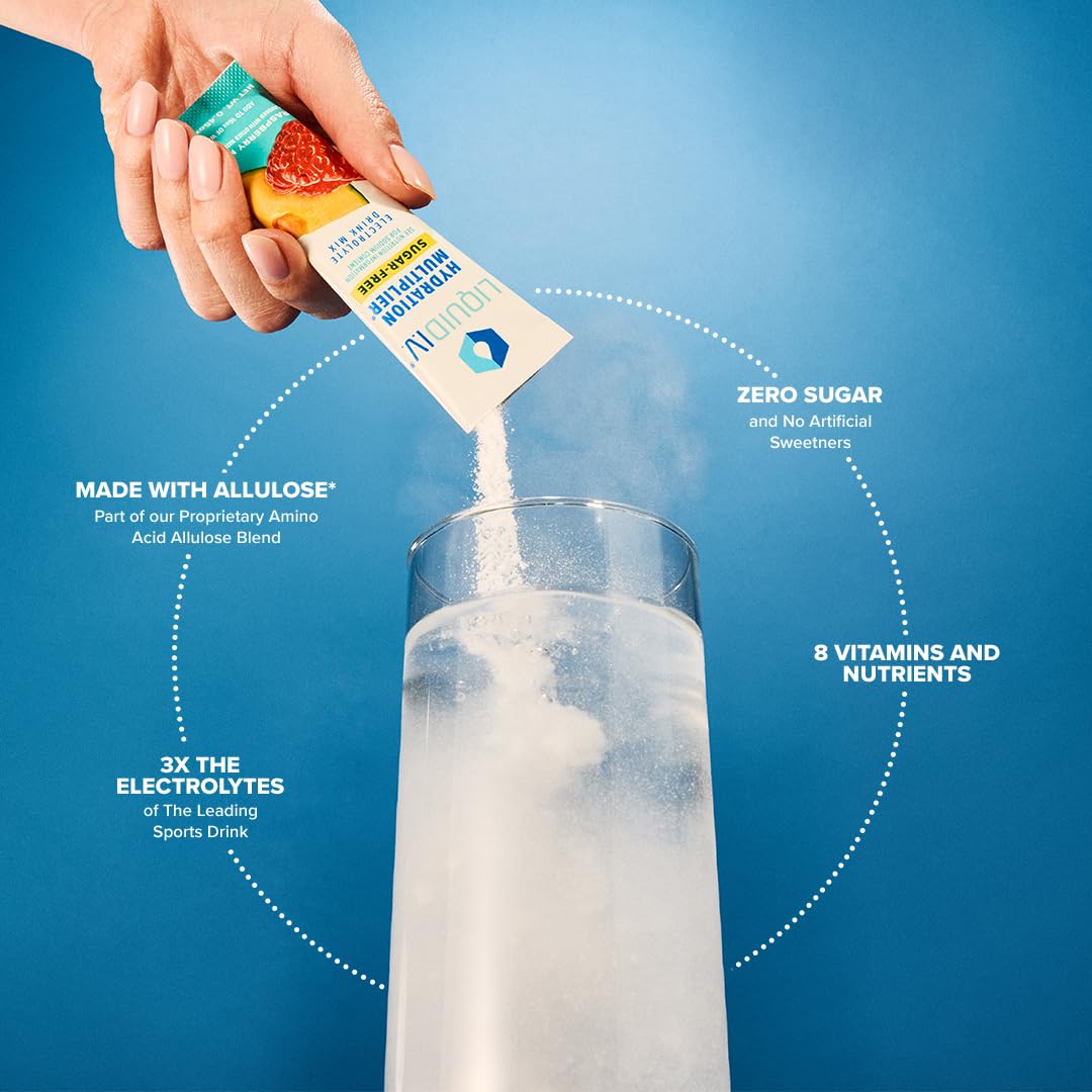 Liquid I.V. Sugar-Free Hydration Multiplier - Raspberry Melon – Hydration Powder Packets Liquid I.V. Au supplements