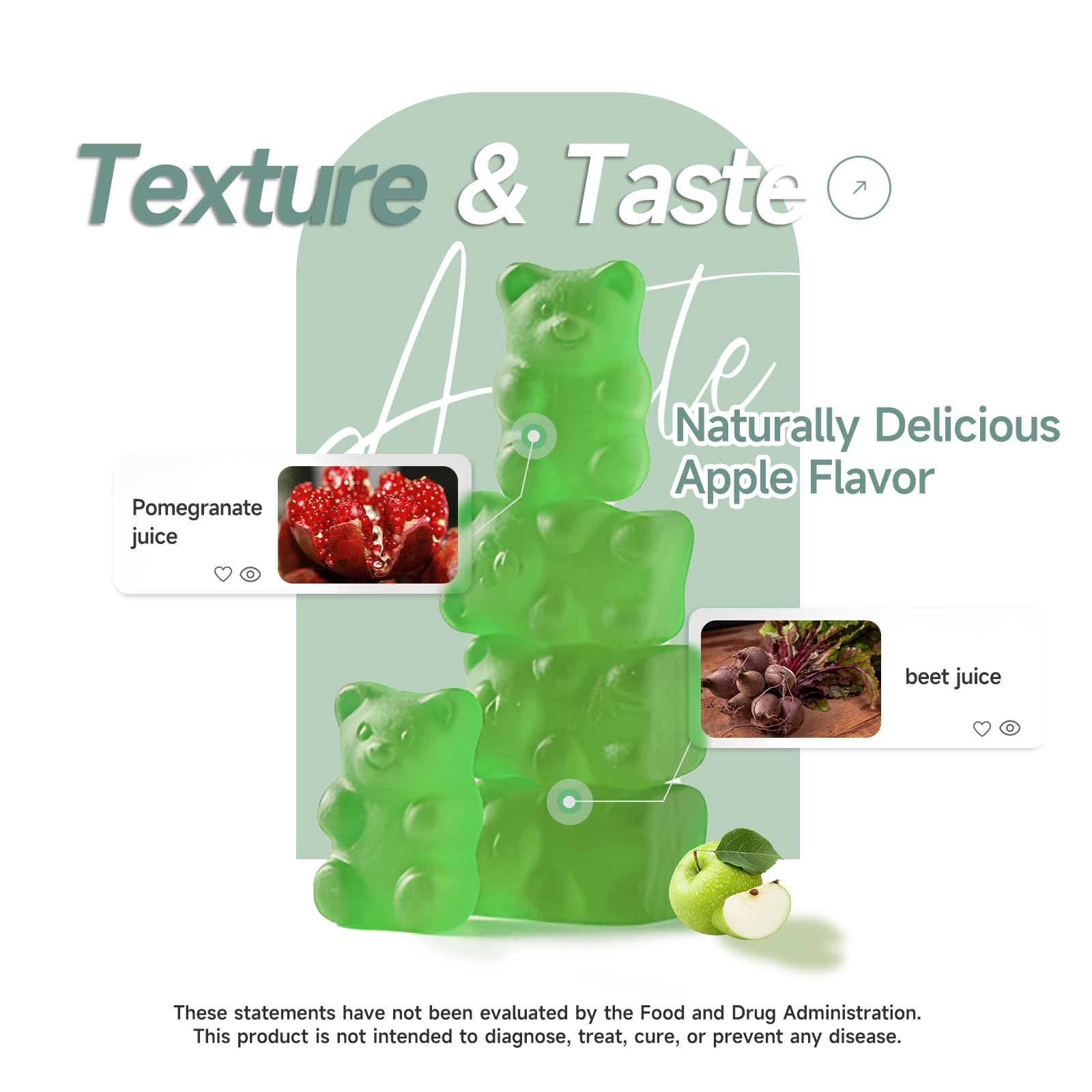 Ahete Keto Apple Cider Vinegar Gummies with Vitamin B6, B12, Folate & Beet Root, Keto ACV Gummies Supports Daily Wellness & Metabolism, Natural Apple Flavor, 60 Gummies (30 Day Supply) Ahete Au supplements