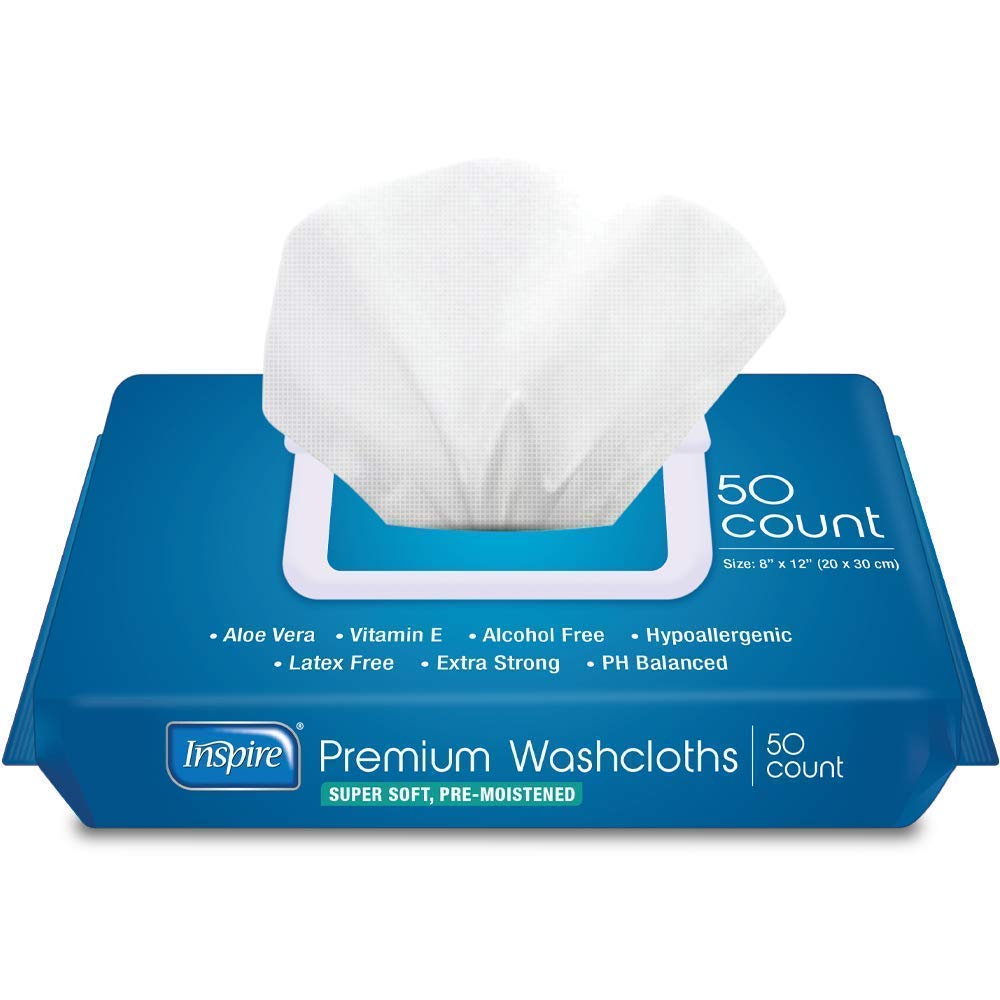 Inspire Adult Wet Wipes, Adult Wash Cloths, Adult Wipes for Incontinence Inspire Au supplements