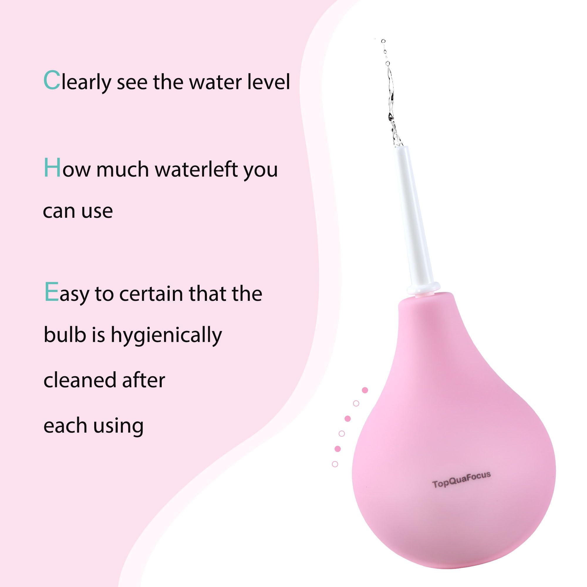 TopQuaFocus 8oz Enema Bulb Kit Anal and Vaginal Douche Bulb for Men Flushing System Enemas Silicone TopQuaFocus Au supplements