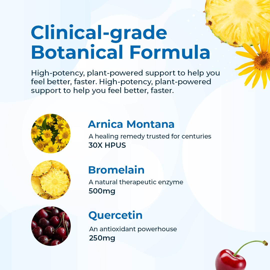 VitaMedica | Arnica Montana 30X and Bromelain with Quercetin Bundle | Arnica Montana | Bromelain | Quercetin | Recovery Bundle | Plant Based | Made in USA VitaMedica Au supplements