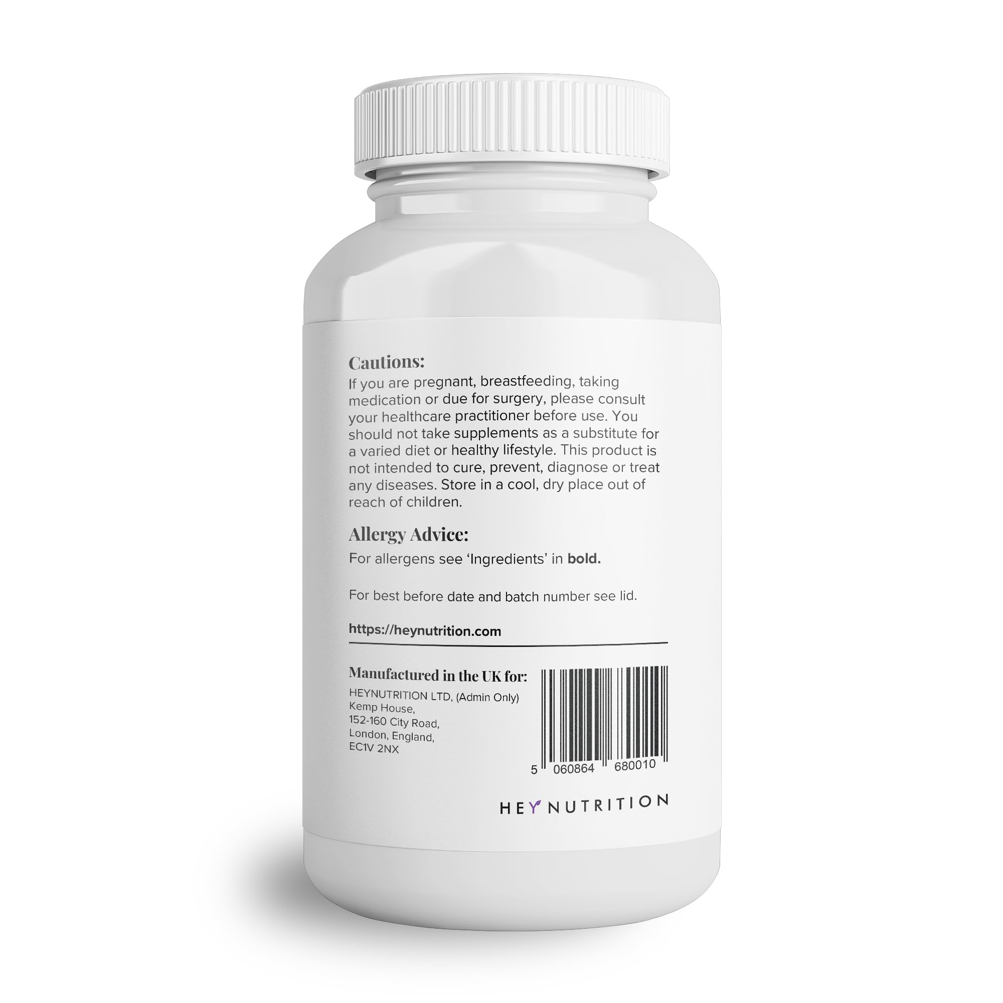 Hey Nutrition Collagen Complex Hyaluronic Acid & Sea Kelp Vitamin E, C, Biotin - Healthy Nails, Skin, Hair Joints Metabolism Hey Nutrition Au supplements