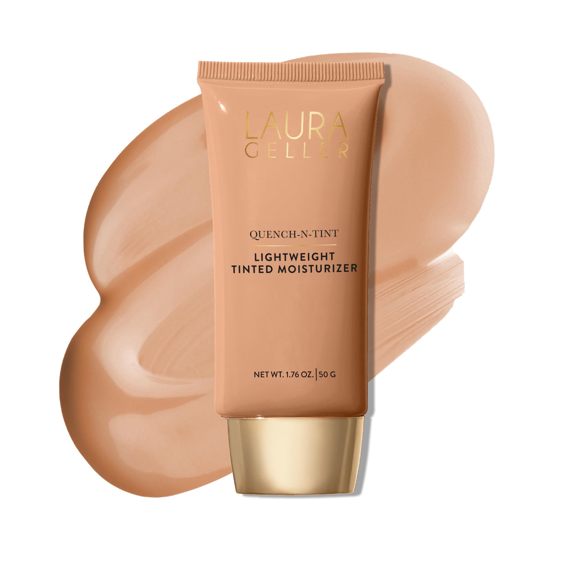 LAURA GELLER NEW YORK Quench-n-Tint Tinted Moisturizer - Sheer to Light Buildable Coverage - Natural Glow Finish - Lightweight Formula with Hyaluronic Acid, 04 Medium LAURA GELLER NEW YORK Au supplements
