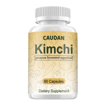 CAUDAN Kimchi Capsules, Kimchi Supplement, Probiotics & Enzymes Supports Gut & Digestive Health, Taste Well, Fermented Superfood for Antioxidant Support, 90 Vegan Capsules CAUDAN Au supplements