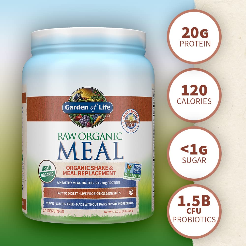 Garden of Life Meal Replacement Vanilla Chai Powder, 14 Servings Garden of Life Au supplements