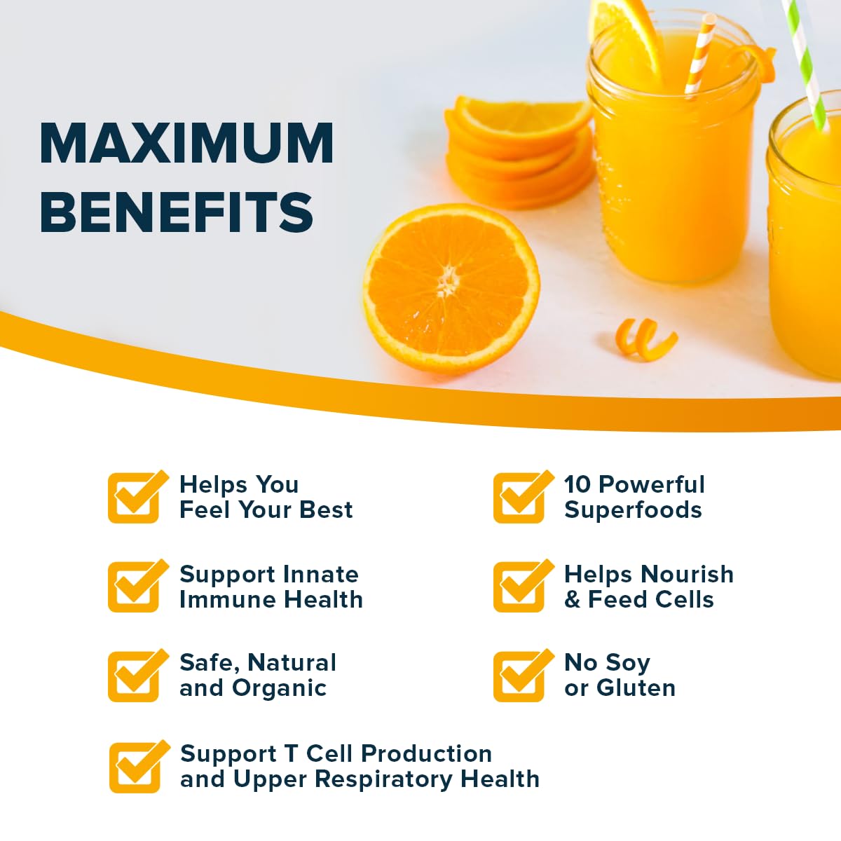 Organifi Immunity - Organic Superfood Immunity Support - 15 Single Serve Packets - Immunity Powder for T Cell Production and Upper Respiratory Health - Mushroom Beta Glucans, Vitamin C, D and Zinc Organifi Au supplements
