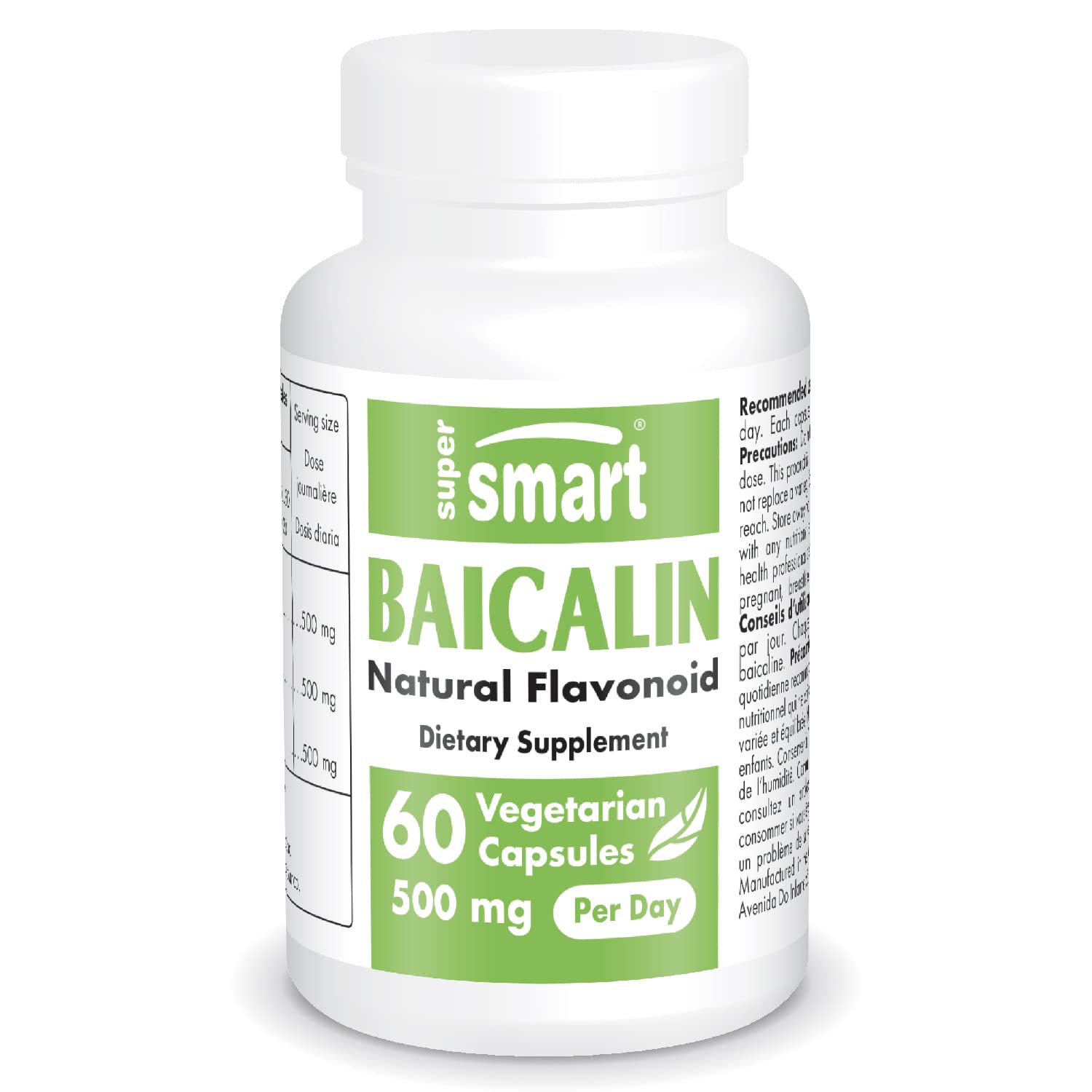 Supersmart - 90% Baicalin 500mg per Day (Scutellaria Baicalensis) - Chinese Skullcap Supersmart Au supplements