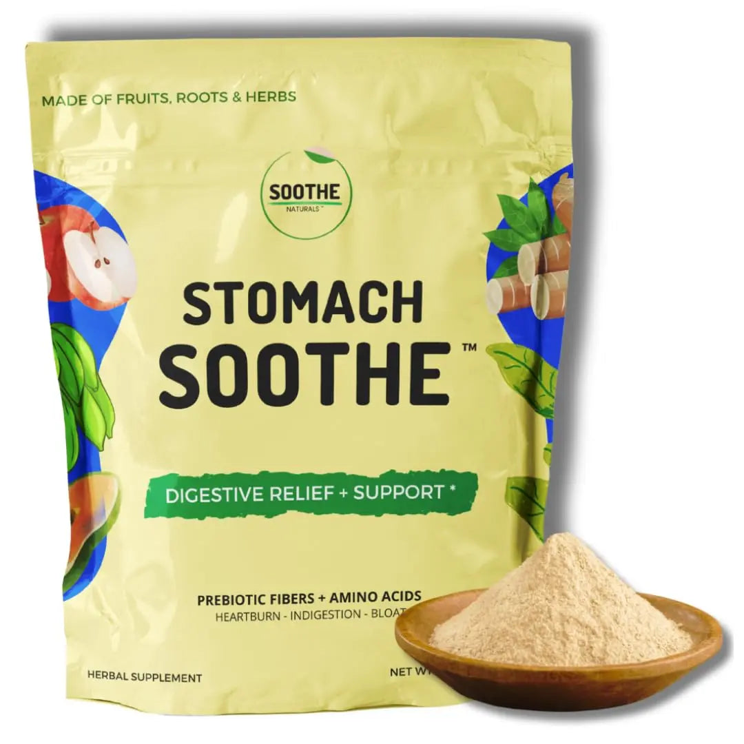 Stomach Soothe Soothe Naturals Acid Reflux Powder - L Glutamine for Gut Health, Acid Reflux Medicine, Leaky Gut Repair, Gut Lining Repair, Alginate for Acid Reflux (30 Servings) Stomach Soothe Au supplements