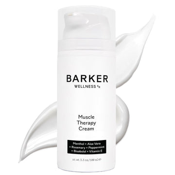 Barker Wellness Soothing Muscle Therapy Cream | Advanced Joint & Muscle Relief for Recovery & Relaxation | Enriched with Antioxidants & Moisturizing Vitamin E | All-Natural Vegan Formula (100ml) Barker Wellness Co Au supplements