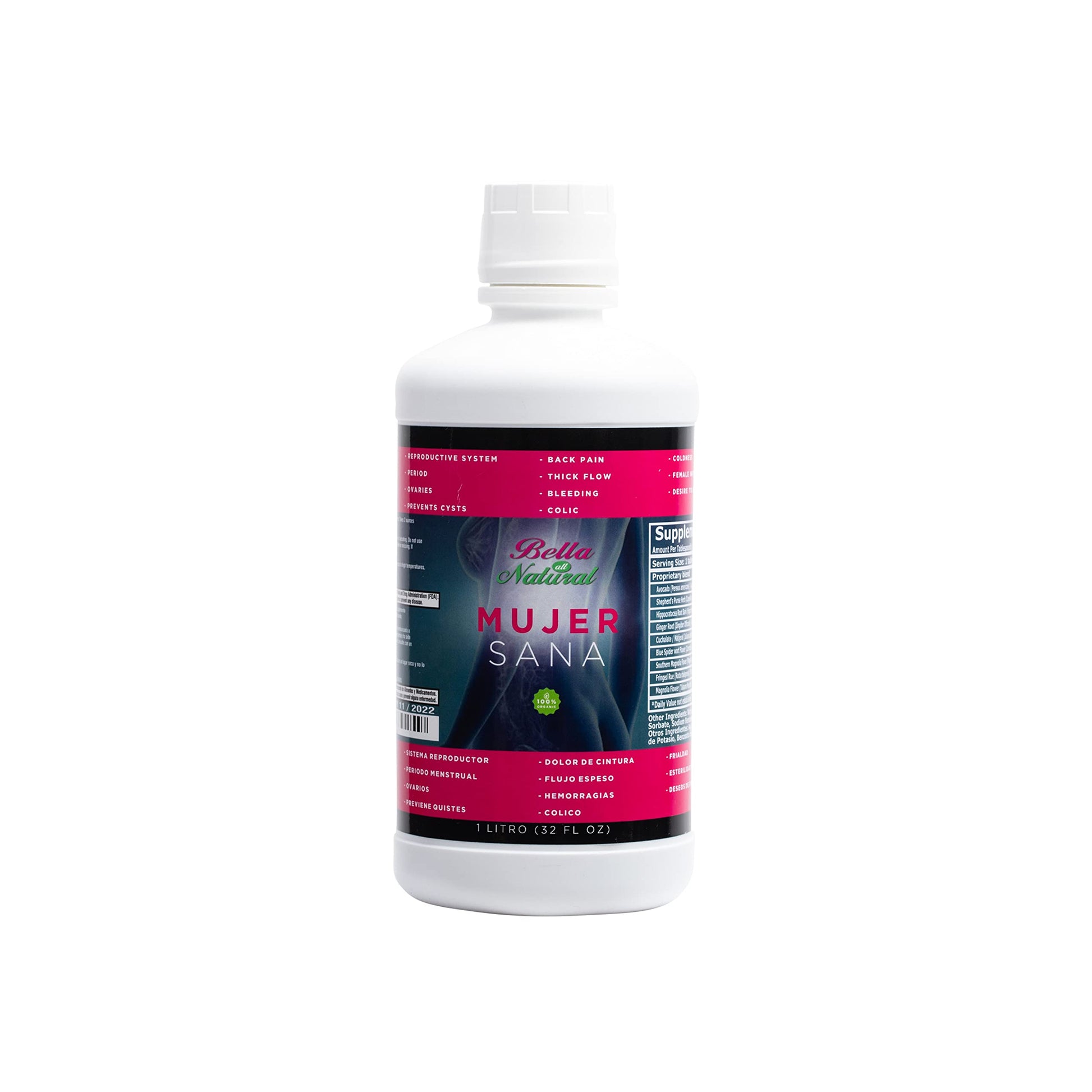 Bella All Natural Mujer Sana Healthy Woman, Hormonal imbalance, PCOS, Period Cramps Bella All Natural Au supplements