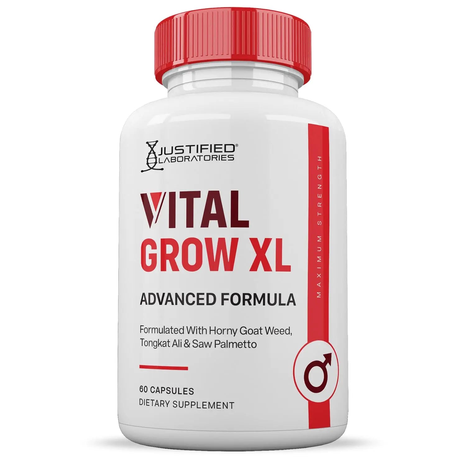 (2 Pack) Vital Grow XL Pills 1484MG Advanced Formula Proprietary Blend for Men 60 Capsules Justified Laboratories Au supplements