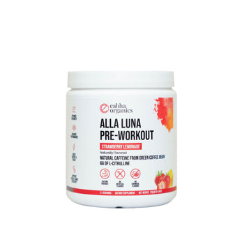 Eabha Organics Alla Luna Pre-Workout - Strawberry Lemonade - to Support Energy, Focus Eabha Organics Au supplements