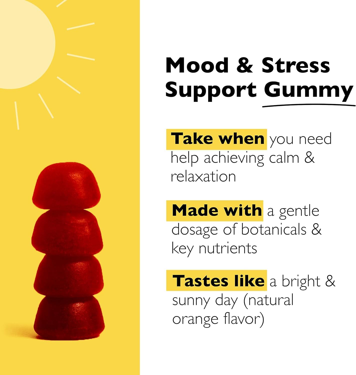 RESCUE Bach Plus Mood & Stress Support Gummies, Daytime Dietary Supplement with Passionflower RESCUE Au supplements