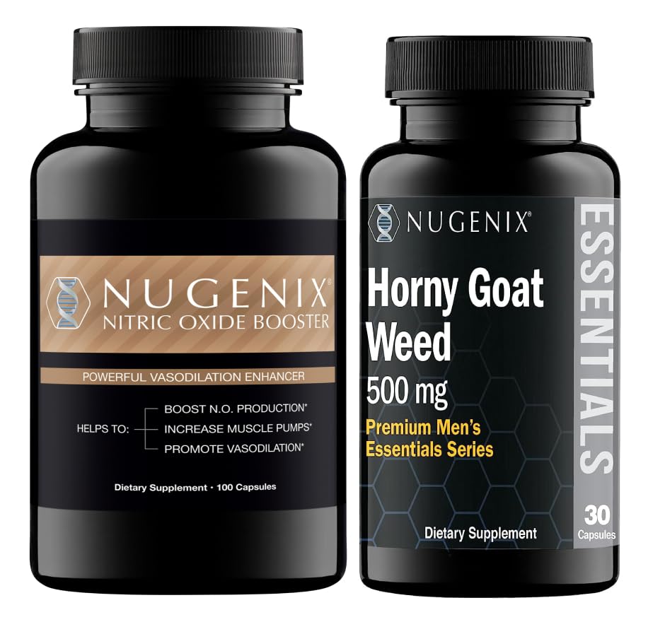 Nugenix Nitric Oxide Booster Horny Goat Weed Supplements Bundle Nugenix Au supplements