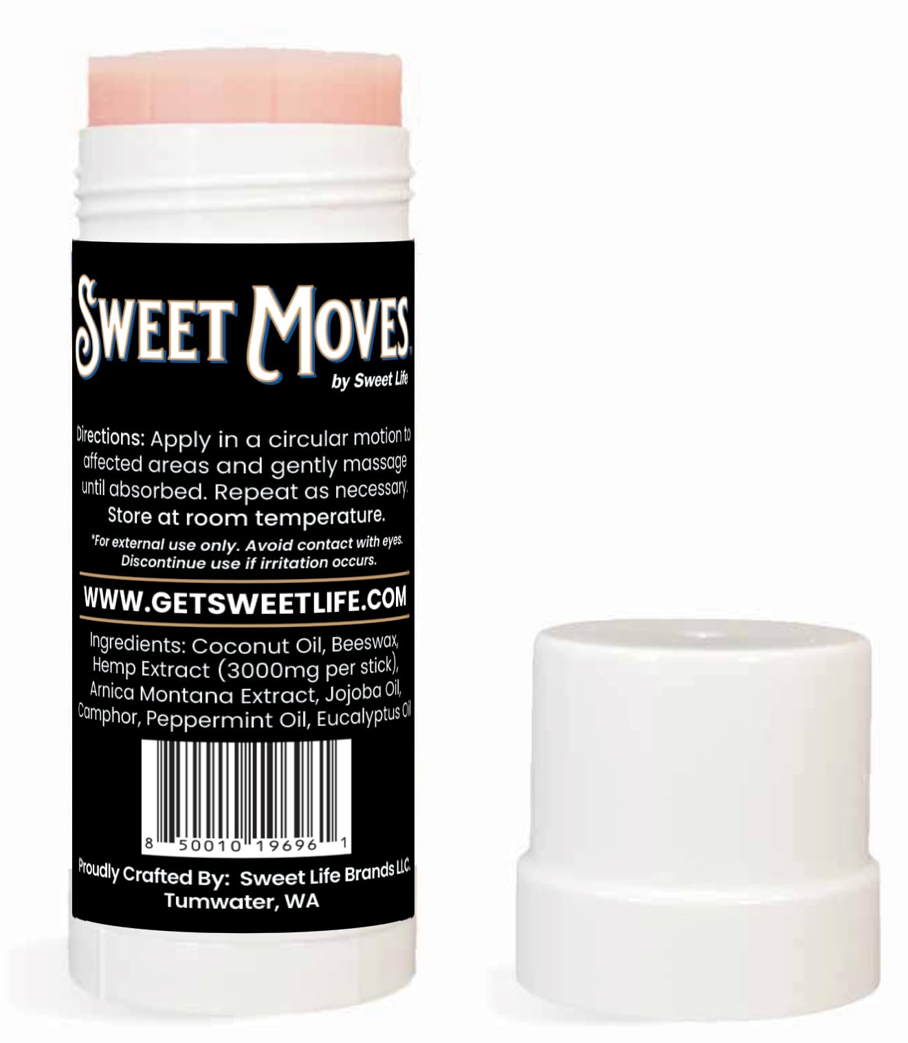 Sweet Life | Hemp Salve Stick | 3000mg | Organic Botanical Balm | Twist-Up Applicator | Small Business | Muscle & Joint Comfort Sweet Life Au supplements