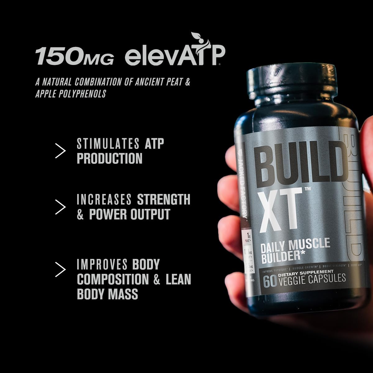 Jacked Factory Muscle Builder Supplement Stack - Build-XT Muscle Builder & N.O. XT Nitric Jacked Factory Au supplements
