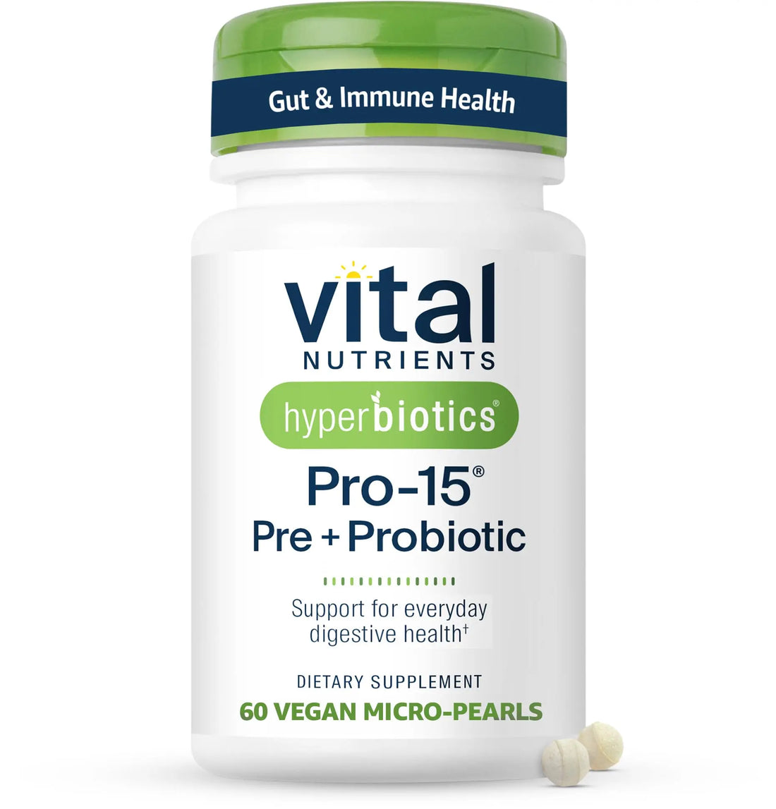 Hyperbiotics Vital Nutrients Pro-15 Prebiotics and Probiotics for Women and Men | 15 Science Backed Strains | Supports Occasional Constipation Hyperbiotics uk supplements
