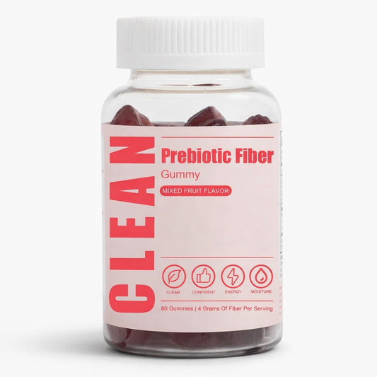 6525080 Clean Prebiotic Fiber Gummy, Clean Fiber Gummies for Men, Men Prebiotic Supplement for Digestive Gut Health, Non-GMO, 60 Gummies 6525080US supplements