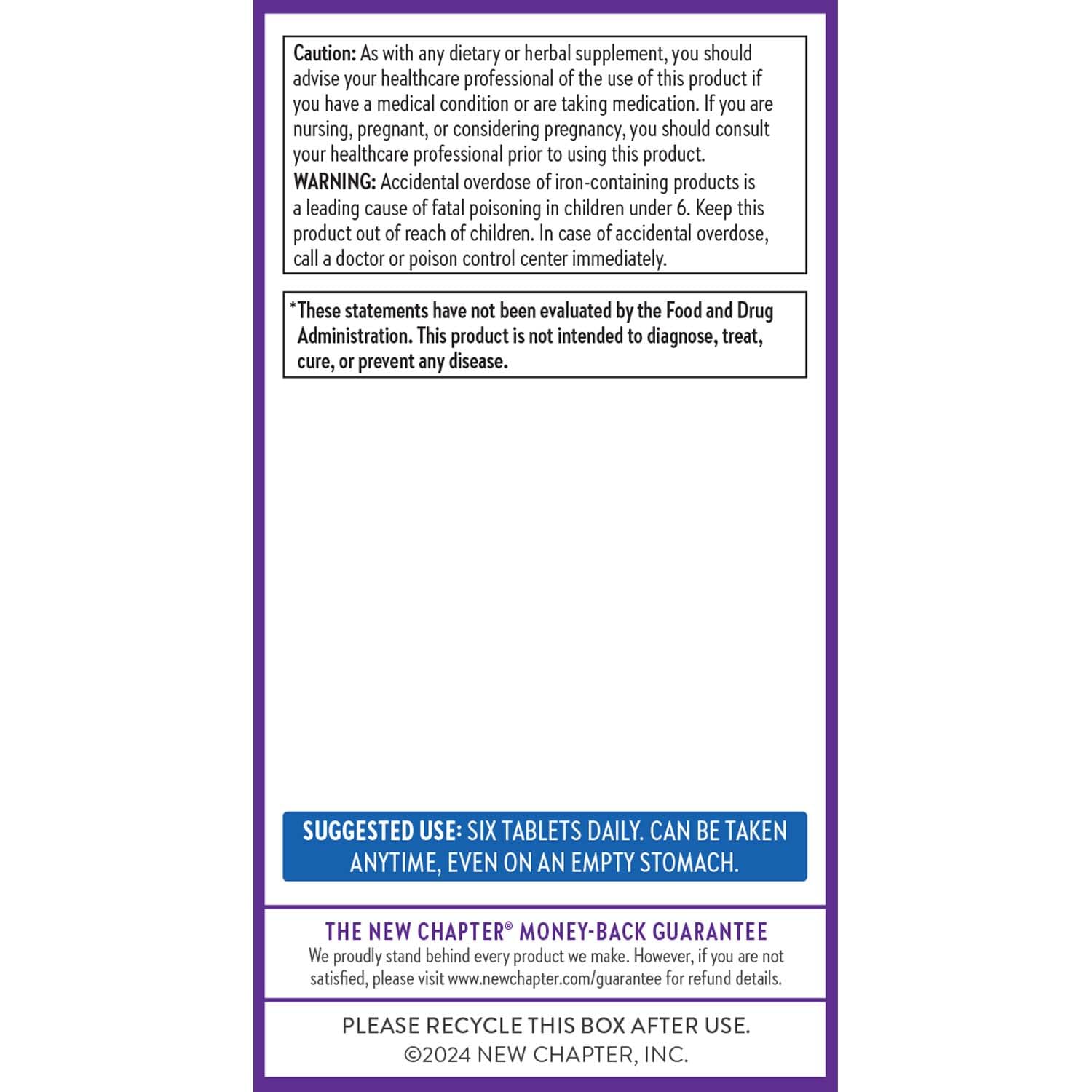 New Chapter Tiny Tabs Multivitamin with 20+ Nutrients for Immune, Cellular Energy & Stress Support, Including Vitamin D3 + B Vitamins, 192 Count New Chapter Au supplements