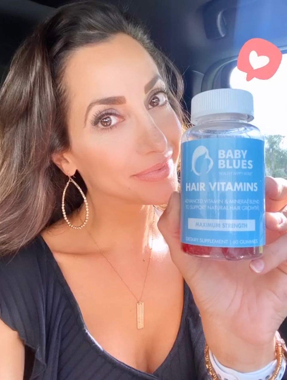 Baby Blues Postpartum Hair Loss Vitamins - Passion Fruit Gummies with Biotin, Collagen Baby Blues Au supplements