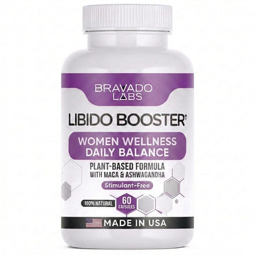 Female Libido Booster for Women – Advanced Women’s Intimacy & Confidence Support – Plant-Based Herbal Blend with Maca, Ginseng & L-Arginine – Made in USA – 60 Capsules Bravado Labs Au supplements