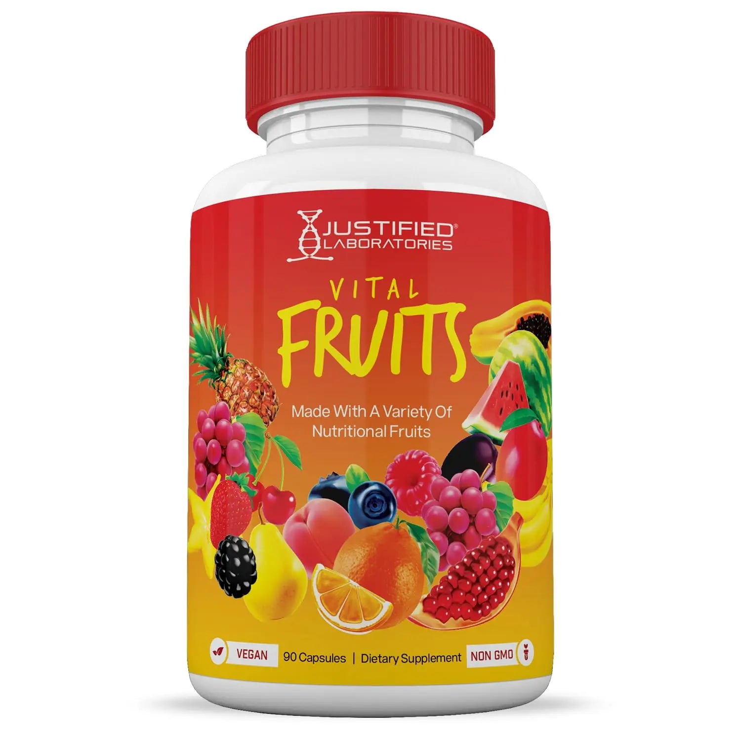 (20 Pack) Vital Fruits and Veggies Supplement Whole Food Red & Green Superfoods Justified LaboratoriesAU supplements