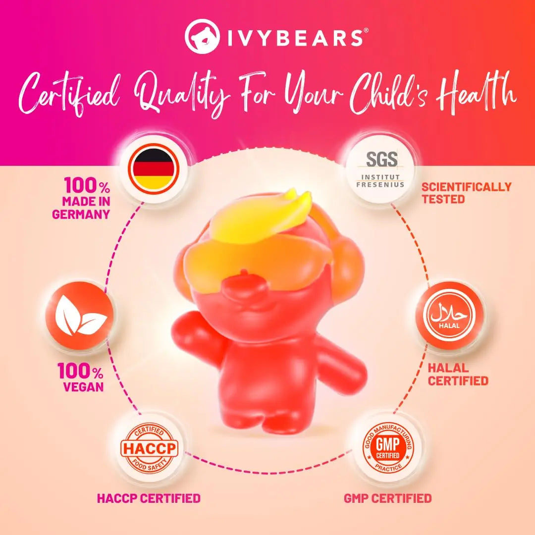 IvyBears® Superpower Kids - Multivitamin Gummies for Immune Support - Strengthen Children's Immune Systems with Vitamins C, D2, B6, A IvyBears Au supplements
