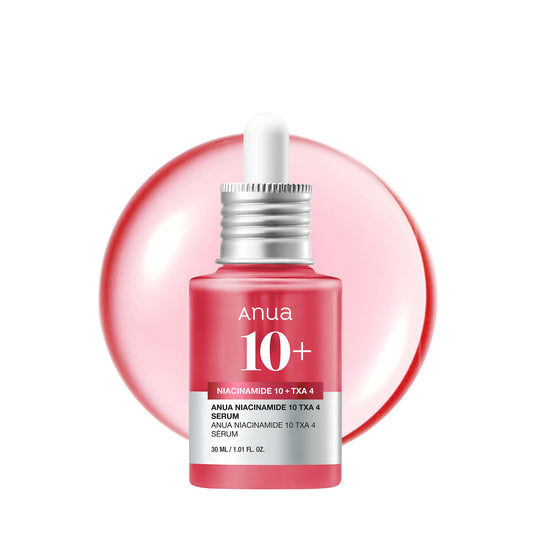 Anua Niacinamide 10 + TXA 4 Serum, Dark Spot Care, Hyaluronic Acid, Tranexamic Acid ANUAUS supplements