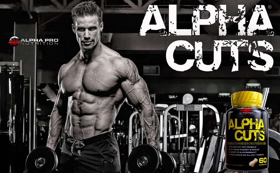 ALPHA CUTS Capsules Fat Burner Thermogenic Men Women Pre Cardio Workout Weight Loss ALPHA CUTS Au supplements