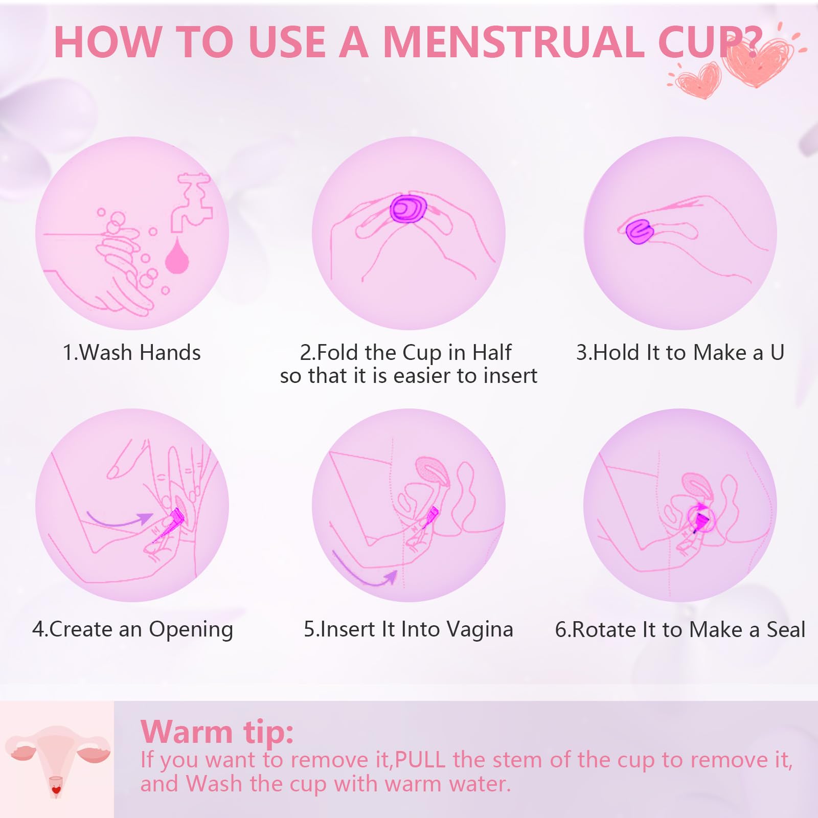 AURUZA Menstrual Cups, Set of 2 Reusable Period Cups Kit for Girls & Women, Silicone Soft Cups AURUZA Au supplements