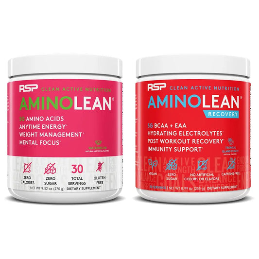 RSP NUTRITION AminoLean Pre Workout Energy (Watermelon 30 Servings) with AminoLean RSP NUTRITIONAU supplements