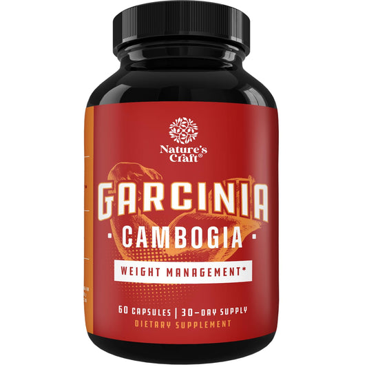 95% HCA Pure Garcinia Cambogia Extract - Blocks Carb Absorption - Suppresses Appetite Natures CraftAU supplements