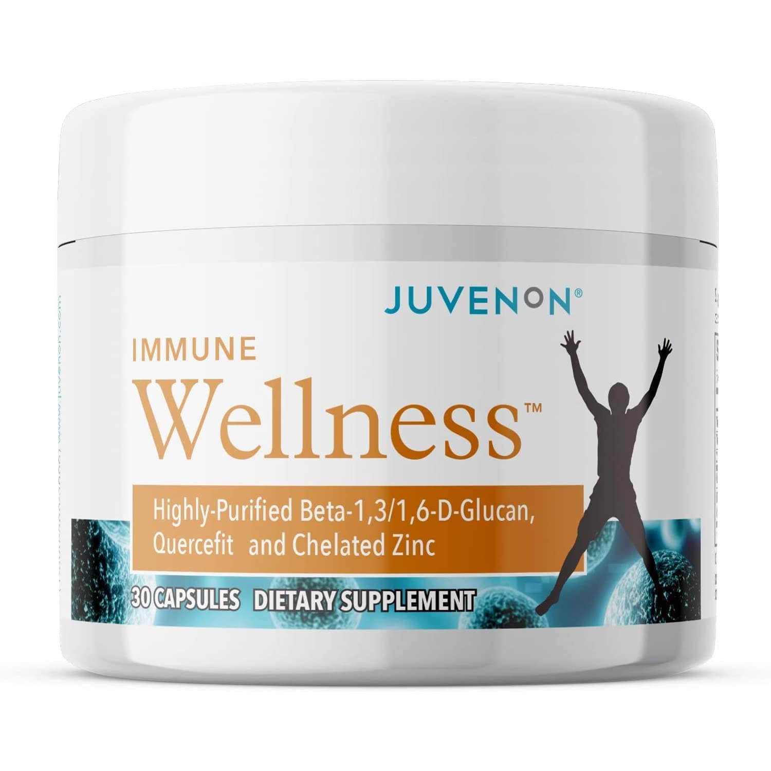 Juvenon Immune Wellness Defense Supplement with Vitamin C, Chelated Zinc Immune Booster Antioxidant Benefits for Adults, Healthy Aging, Heart Health, 30 Capsules Juvenon Au supplements