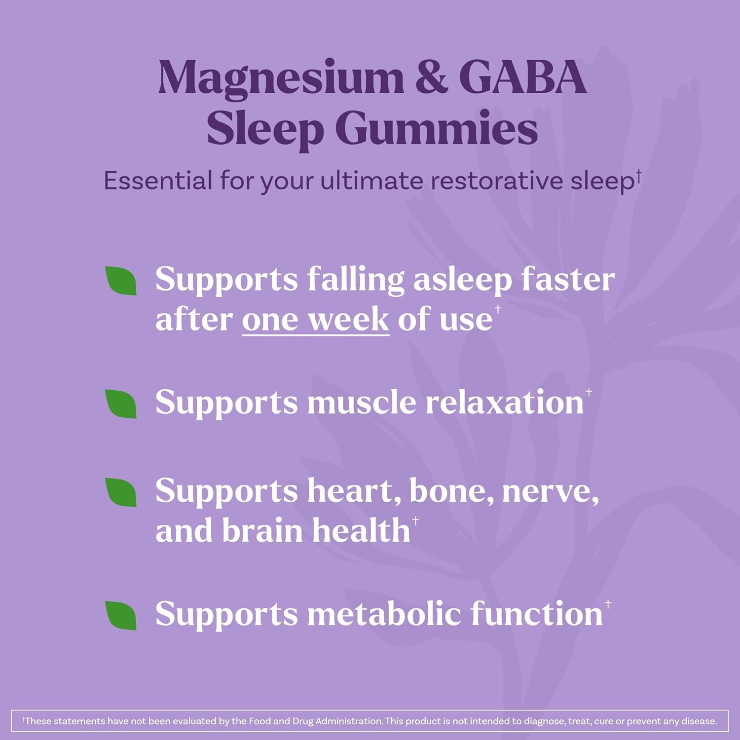 Natrol Sleep & Restore Magnesium Glycinate Blend Gummies, Magnesium for Sleep Aids for Adults, Melatonin-Free, Cherry Flavored, 30 Day Supply, 60 Gummies (Pack of 2) Natrol Au supplements