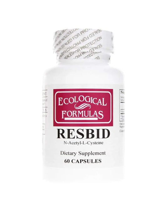 Ecological Formulas Resbid 500 Mg, White, 60 Count Ecological FormulasUS supplements