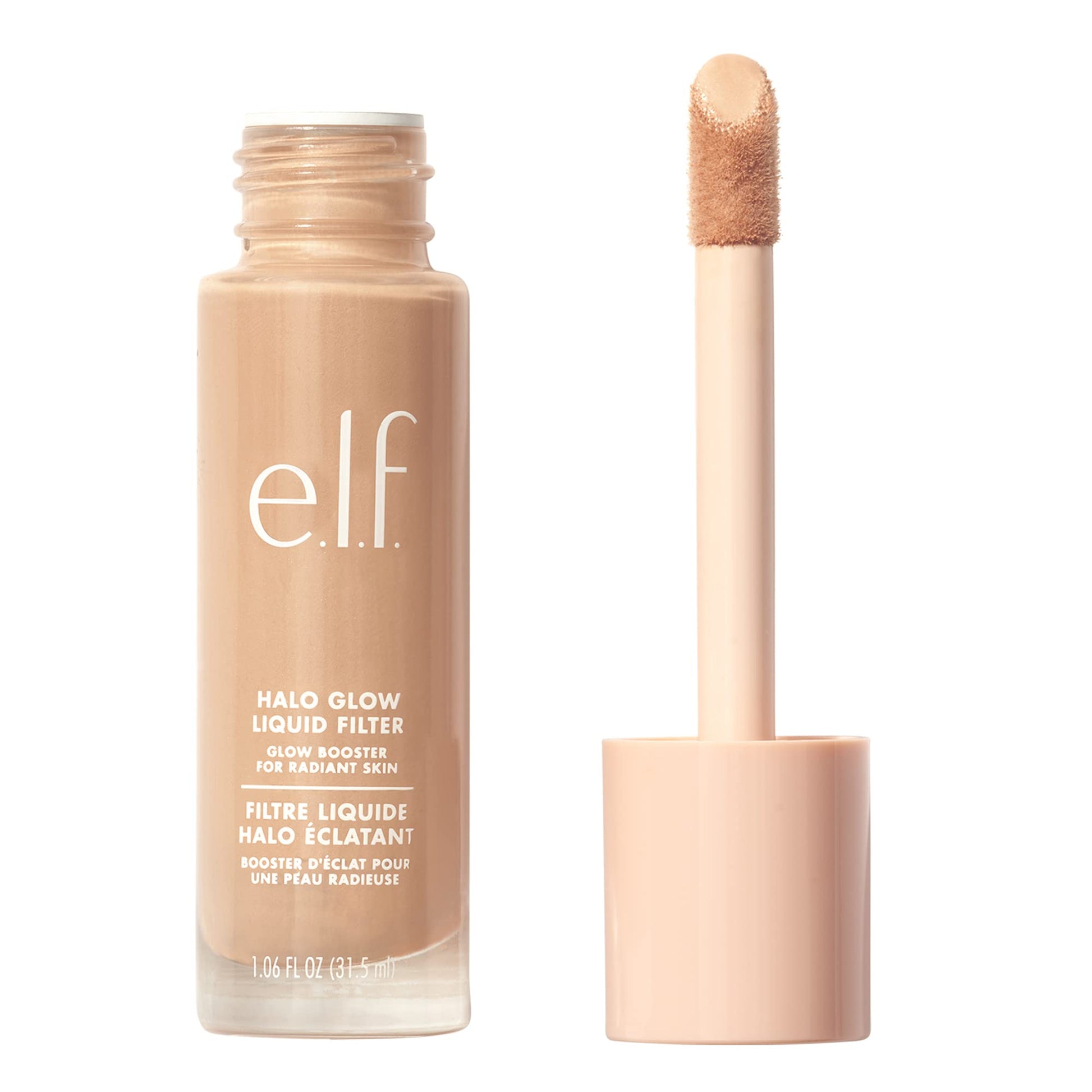 e.l.f. Halo Glow Liquid Filter, Complexion Booster For A Glowing, Soft-Focus Look, Infused With Hyaluronic Acid, Vegan & Cruelty-Free, 3 Light/Medium e.l.f. Au supplements