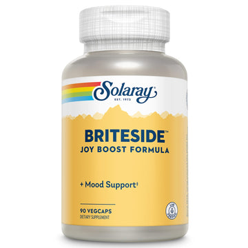 SOLARAY BriteSide - 90 Vegetarian Capsules - with St. Johns Wort, DL-Phenylalanine (DLPA), L-Dopa, GABA & Lithium SOLARAY Au supplements