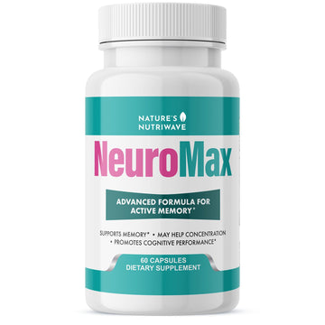 NeuroMax – Natural Herbal Blend with Passion Flower, Marshmallow Root & California Poppy – Non-GMO, Easy-to-Take Capsules, Made in USA, GMP Certified Facility - 60 Capsules, 1 Month Supply Nature’s NutriWave Au supplements
