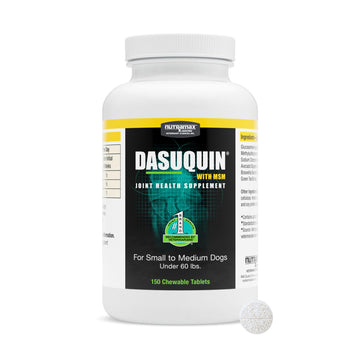 Nutramax Dasuquin for Small to Medium Dogs, Joint Health Supplement, Contains Glucosamine for Dogs, Plus Chondroitin, ASU, MSM and More, Supports Healthy Joints, Chewable Tablets, 150 Count Nutramax Laboratories Au supplements