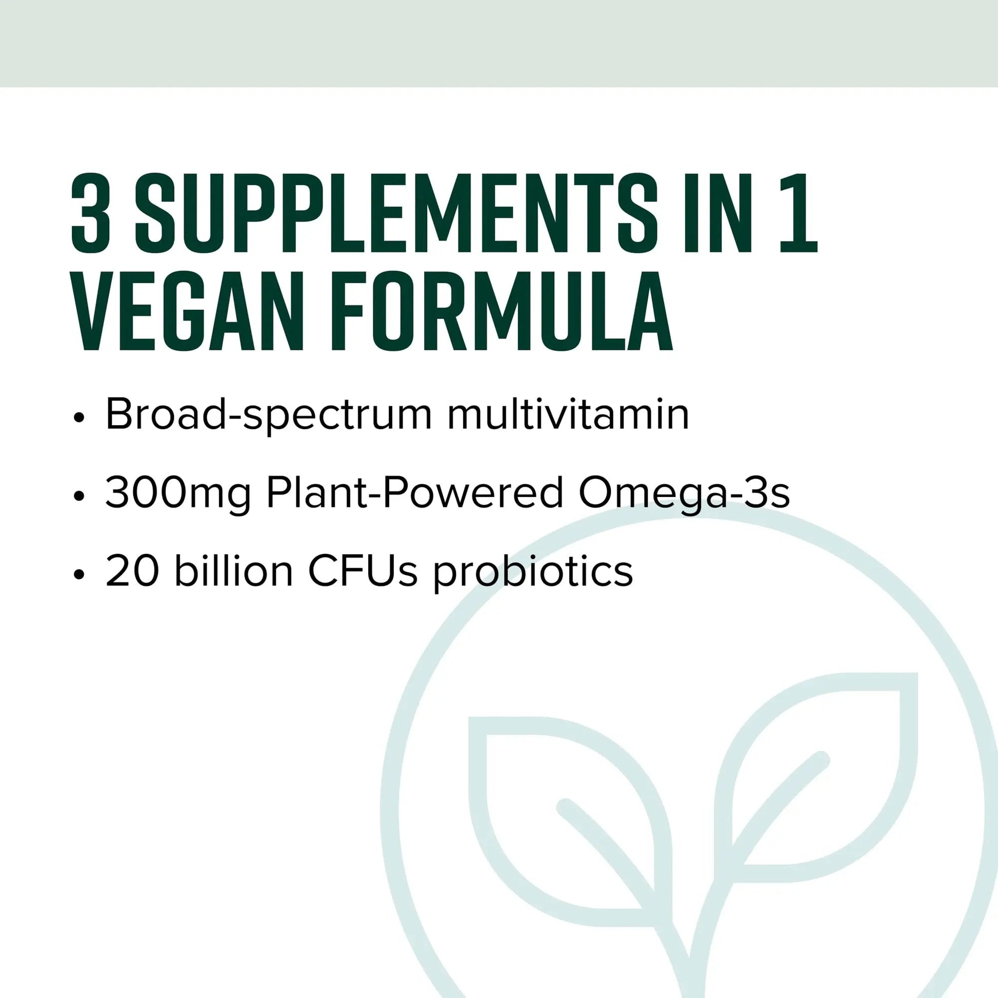 Vibrant Health, Trilogy Vegan, Probiotic Multivitamin with an Essential Blend of Omega-3 from Vegan Algal Oil, Vitamin A, B12, C, D3, E Vibrant Health Au supplements
