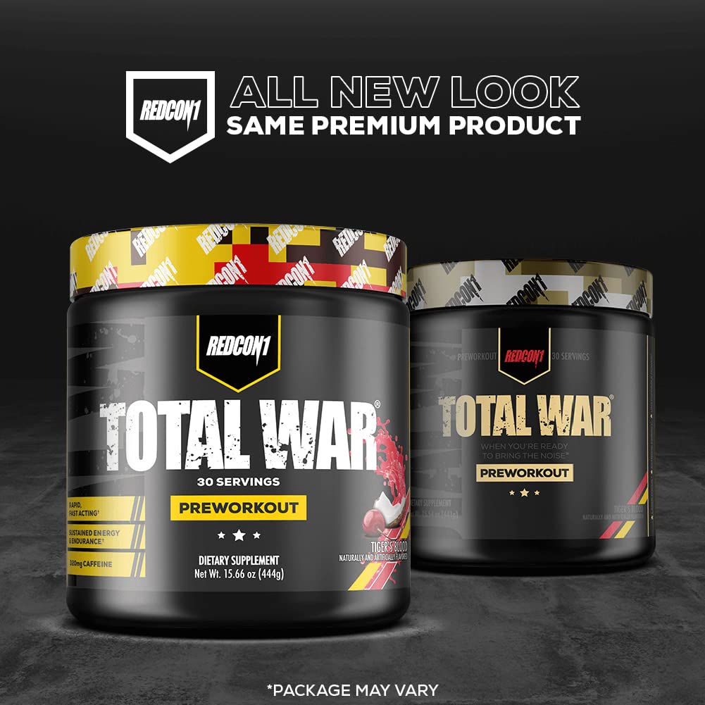 REDCON1 Total War Pre Workout Powder, Kiwi Lime - Beta Alanine + Citrulline Malate Keto REDCON1 Au supplements