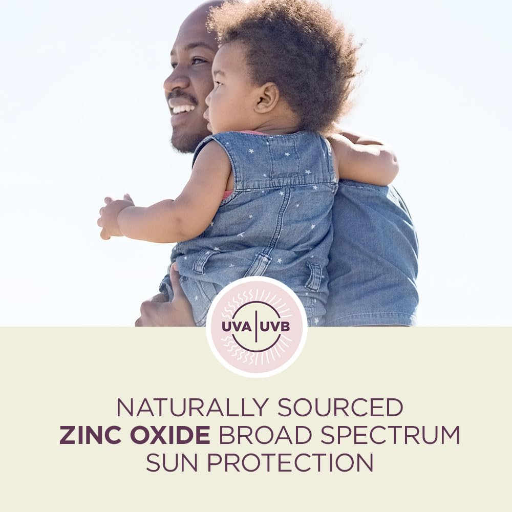 Coppertone Pure and Simple Baby Sunscreen Lotion SPF 50, Zinc Oxide Mineral Sunscreen for Babies, Hypoallergenic and Tear Free, 6 Fl Oz Bottle
