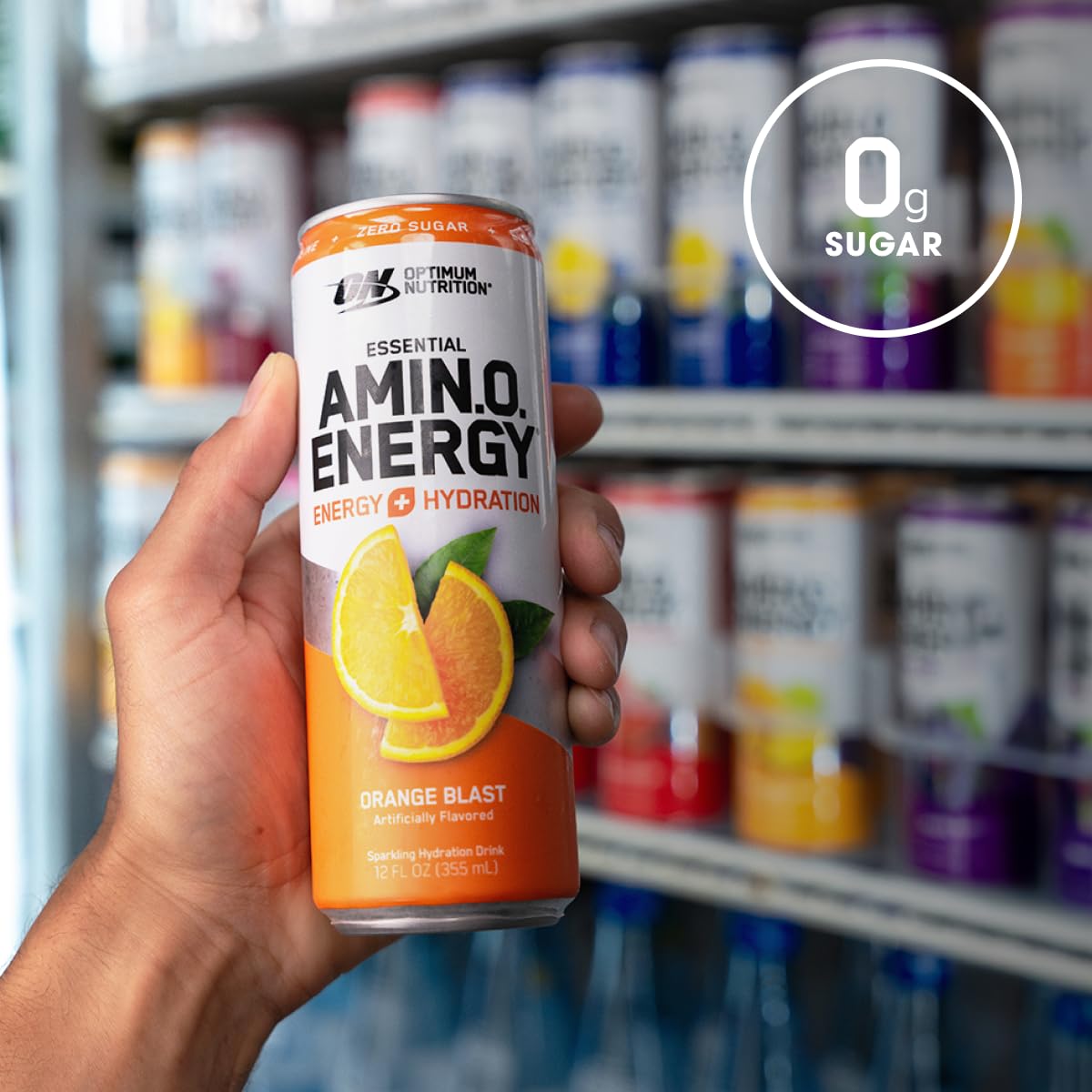 Optimum Nutrition Amino Energy Sparkling Hydration Drink, Electrolytes, Caffeine, Amino Optimum Nutrition Au supplements